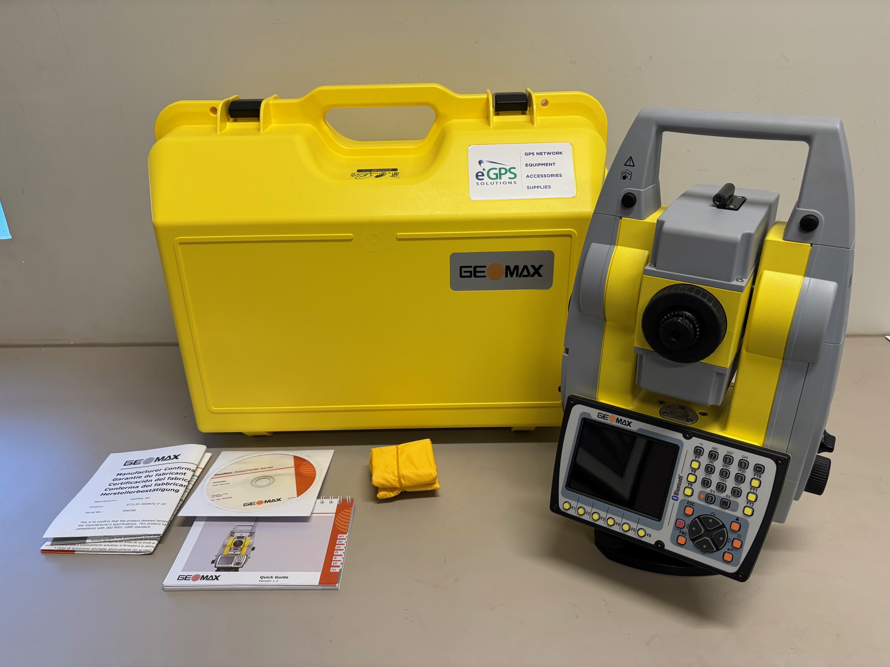 geomax zoom70 robotic total station